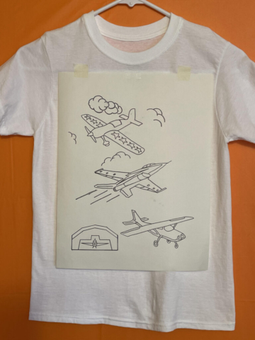 Airplanes Airplanes Outline Design for children to paint