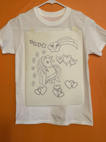 One Rainbow Cloud One Rainbow Cloud Outline Design for children to paint