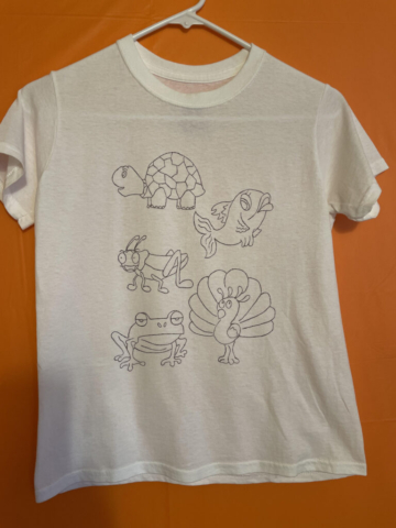SAMPLE ONLY Sample Only-Outline Design for children to paint
