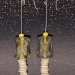 Earrings- Yellow Pony Beads. Ocean Shell Beads. Large Translucent and Yellow Acrylic Beads. Approx. length: 3 inches. .925 Sterling Silver Earwire. Pronounced: OO-bah Origin: Ibo Meaning: Wealth